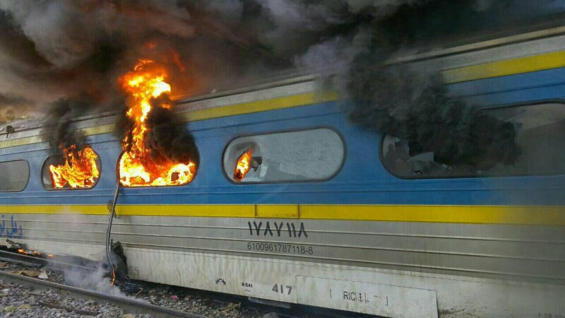 accident tren Iran