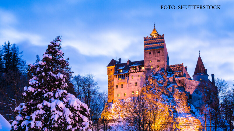 castelul Bran iarna