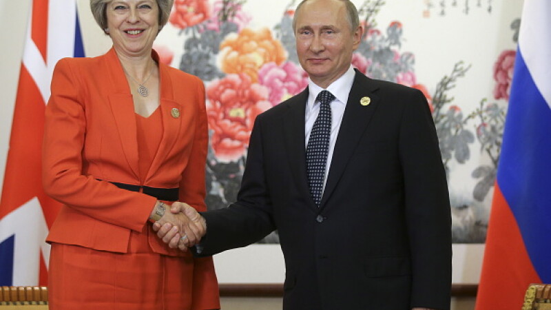 Theresa May, Vladimir Putin