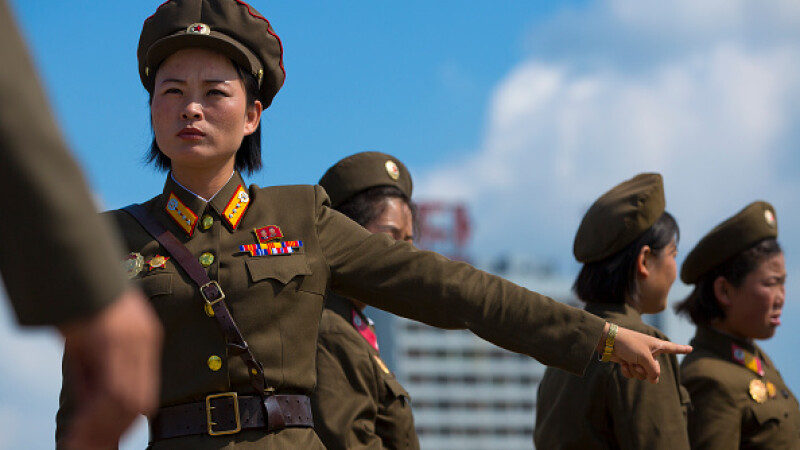 Femeile din armata nord-coreeană