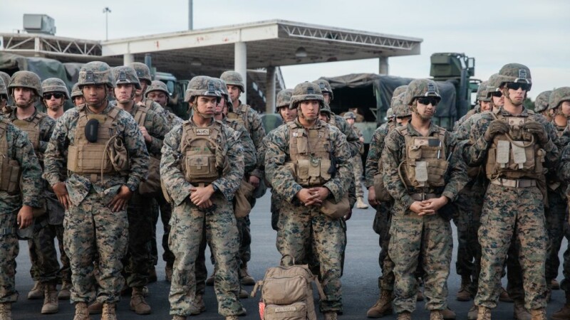 Militari americani la granita cu Mexicul