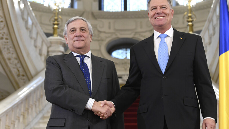 Antonio Tajani, Klaus Iohannis