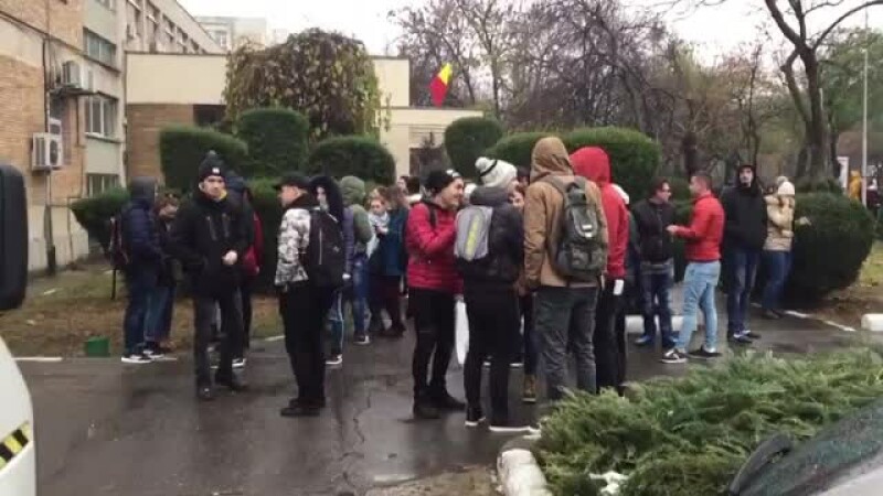 studenti evacuati