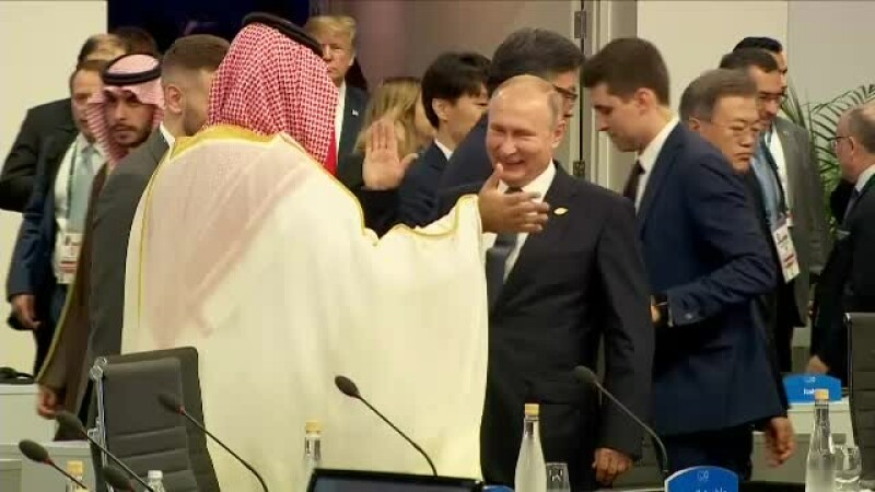 Summit G20. Cum s-au salutat Putin şi prinţul Salman
