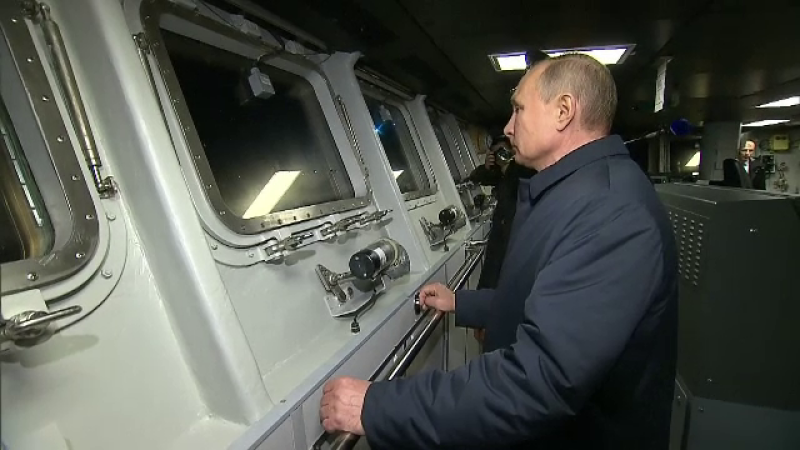 Vladimir Putin, inspecție în interiorul unei corvete. Ce misiune va avea nava