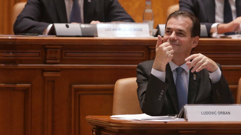 Guvernul Orban, învestit de Parlament
