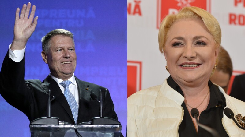 Klaus Iohannis și Viorica Dăncilă se vor lupta în turul 2 al alegerilor prezidențiale