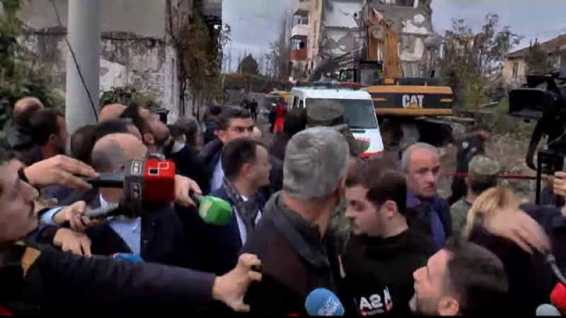 Momentul în care o replică puternică zguduie Albania, după cutremurul care a ucis 40 de oameni