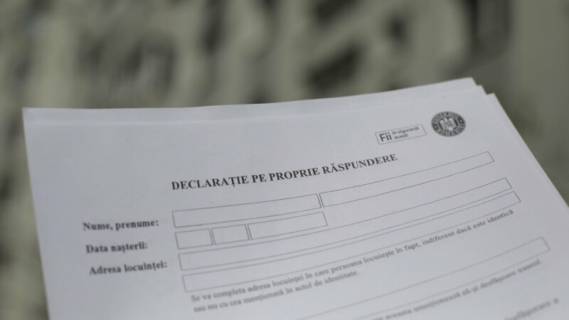 Cum se poate completa online declarația pe proprie răspundere, valabilă de luni