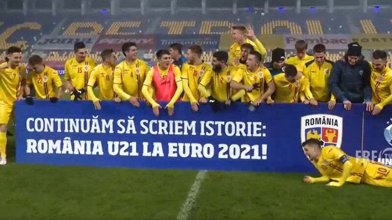 România U21 s-a calificat la turneul final al Campionatului European, după 1-1 cu Danemarca