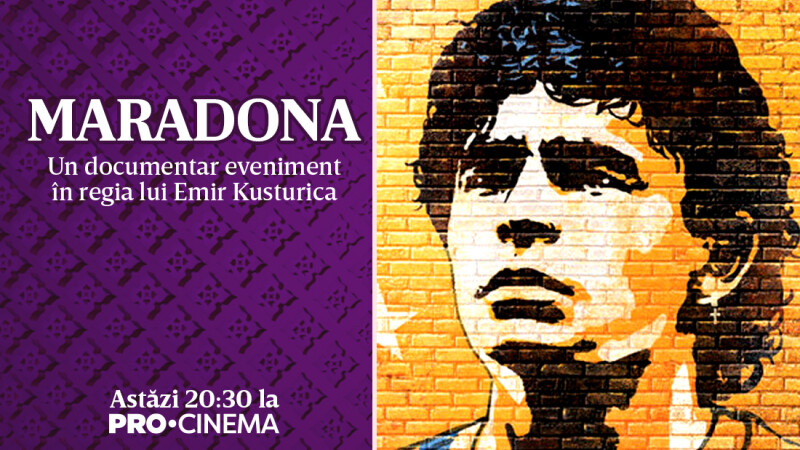 Marodona, documentar eveniment în regia lui Emir Kusturica, vineri seară, la Pro Cinema