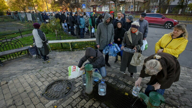 coada pentru apa Kiev