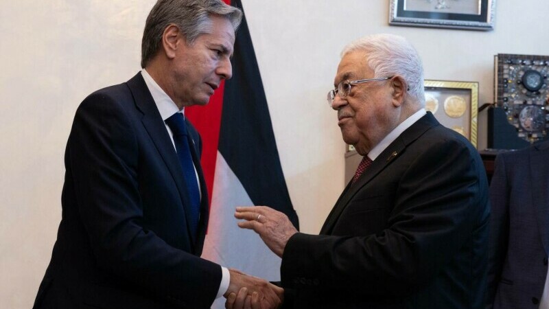 Mahmoud Abbas, antony blinken