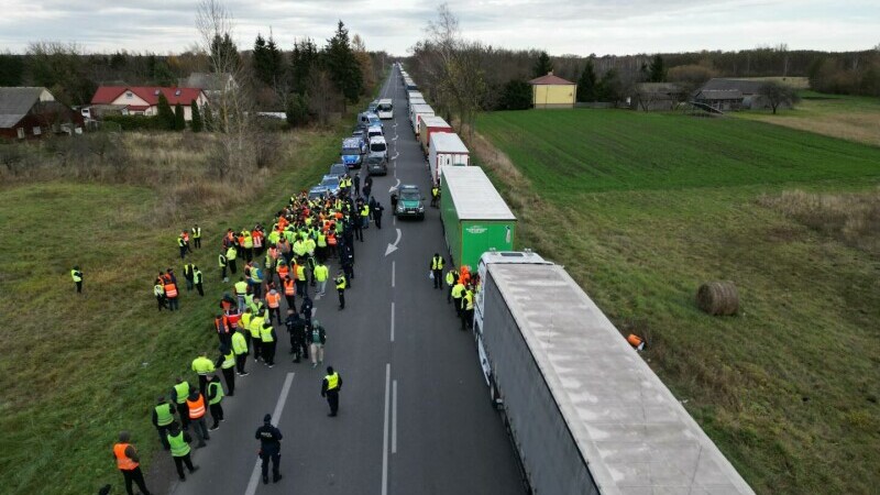 protest transportatori polonia