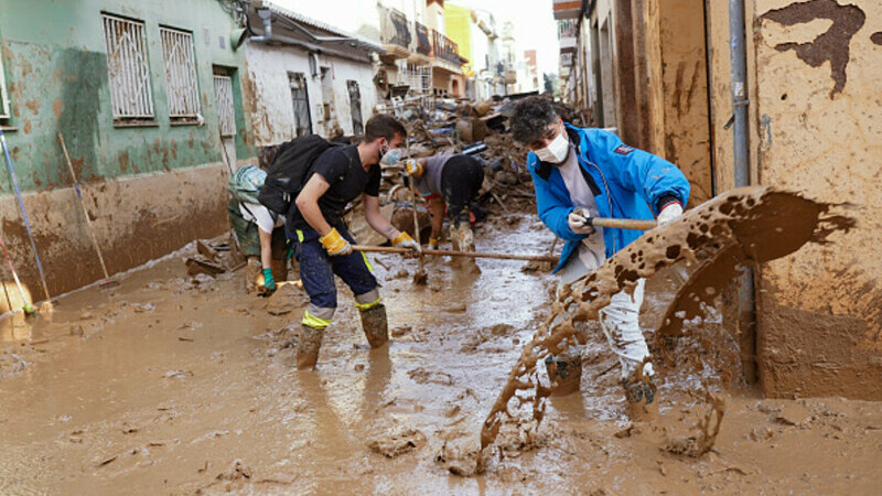 inundatii valencia, spania