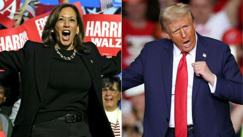 kamala harris, donald trump