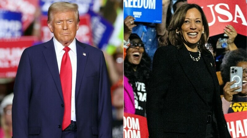 kamala harris, donald trump