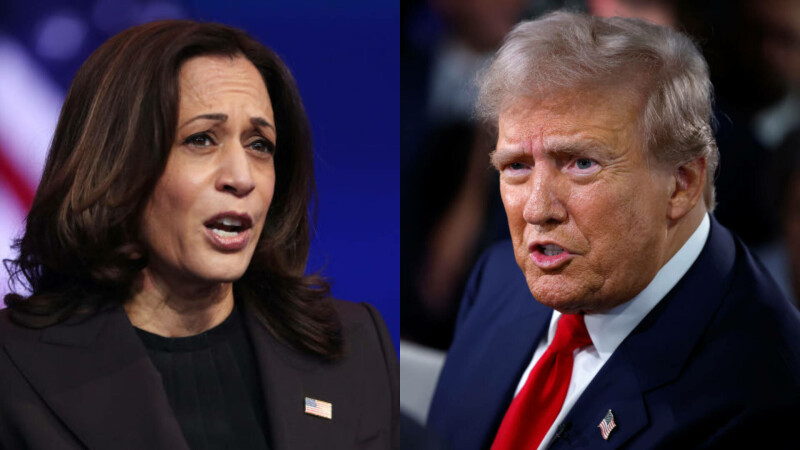 kamala harris, donald trump