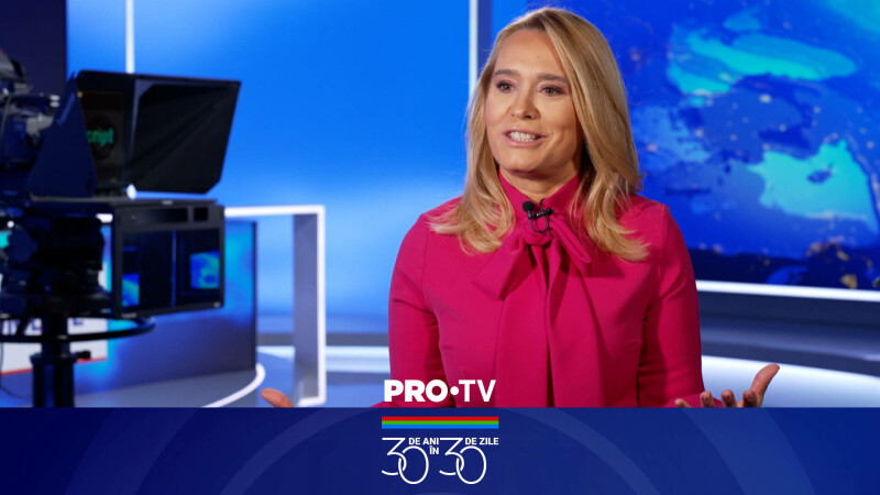 30 de ani de PRO TV | Andreea Esca despre seara de 1 decembrie 1995: &bdquo;Am știut că acel moment va intra &icirc;n istorie&rdquo;