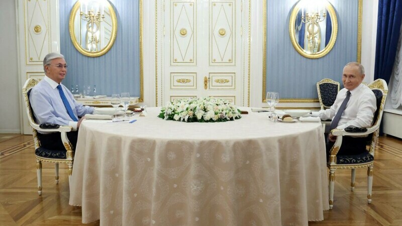 Vladimir Putin şi Kassîm-Jomart Tokaev