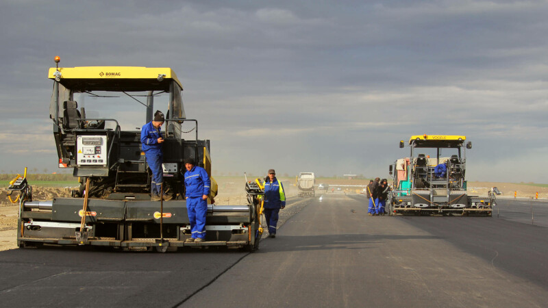 drum, asfaltare, muncitori