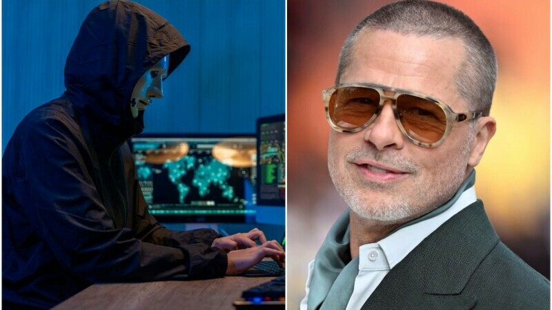 Brad Pitt și hacker