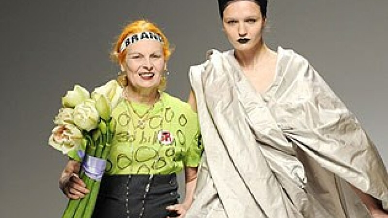 Vivienne Westwood ne imbraca cu fata de masa
