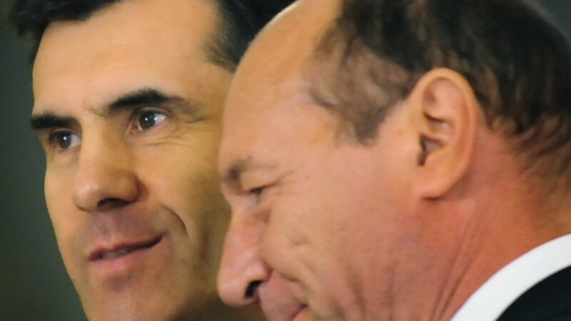 Lucian Croitoru si Traian Basescu