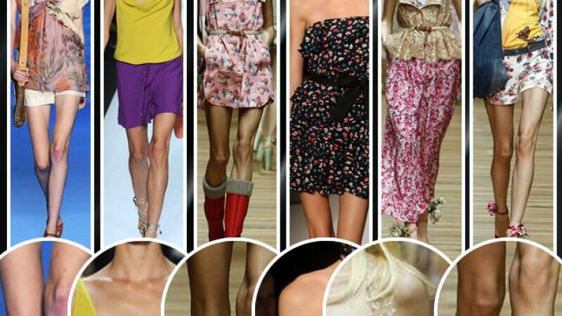 GROAZNIC: show-urile de moda ale toamnei, prezentate de modele anorexice