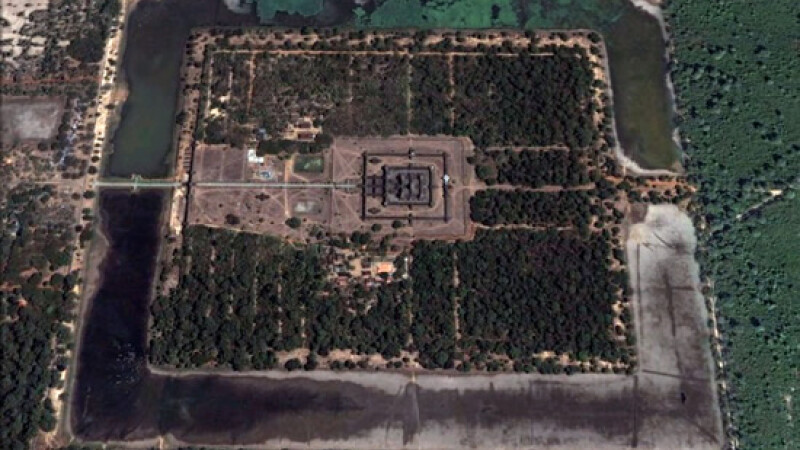 Angkor Wat google eart