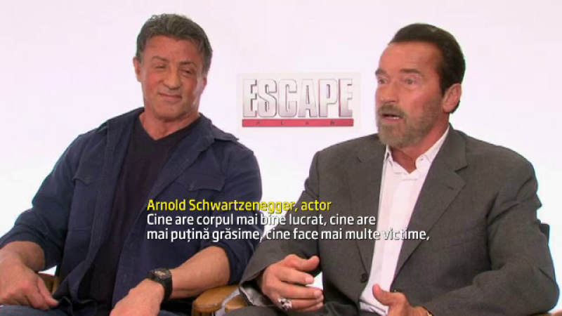 Sylvester Stallone si Arnold Schwarzenegger