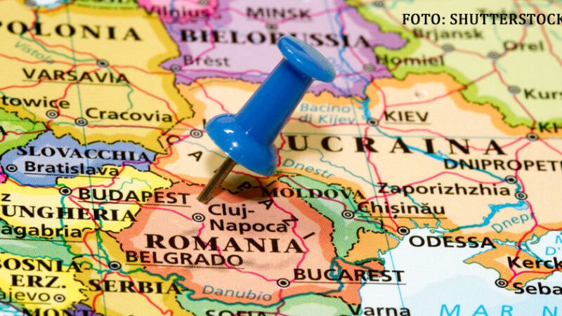 harta Romania Europa de Est