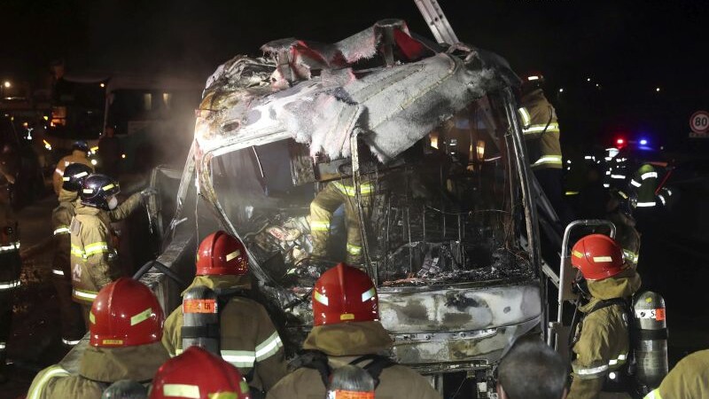 Accident autobuz Coreea de Sud