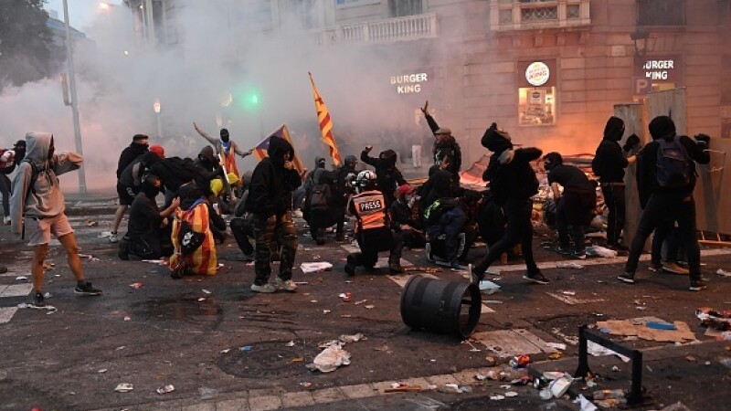 Proteste violente în Catalonia - 3