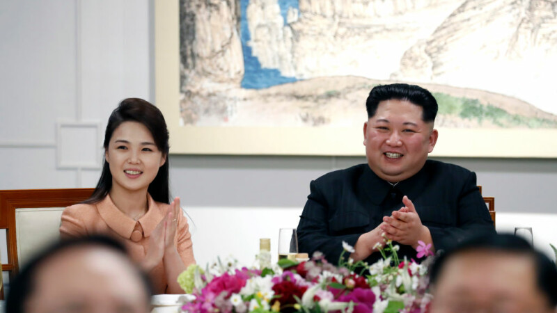 Ri Sol-ju si kim jong-un getty