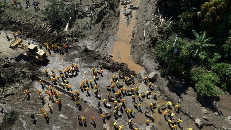 Alunecare de teren în El Salvador