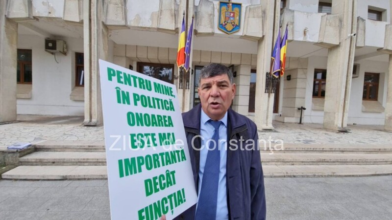 Un primar din Constanța a intrat în greva foamei chiar de ziua lui: ”Vreau să țin minte ziua asta”. Care sunt motivele
