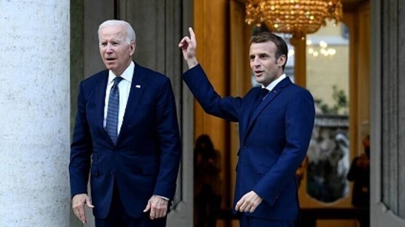 Joe Biden și Emmanuel Macron - 5