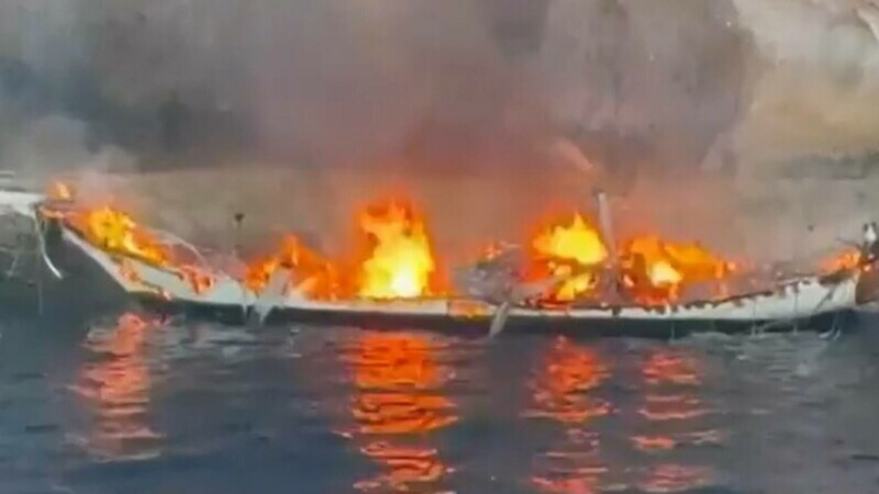 vas incendiu lampedusa