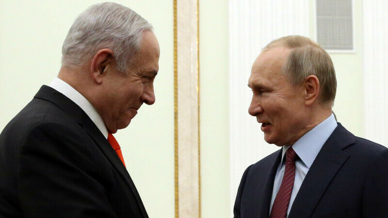 Benjamin Netanyahu și Vladimir Putin