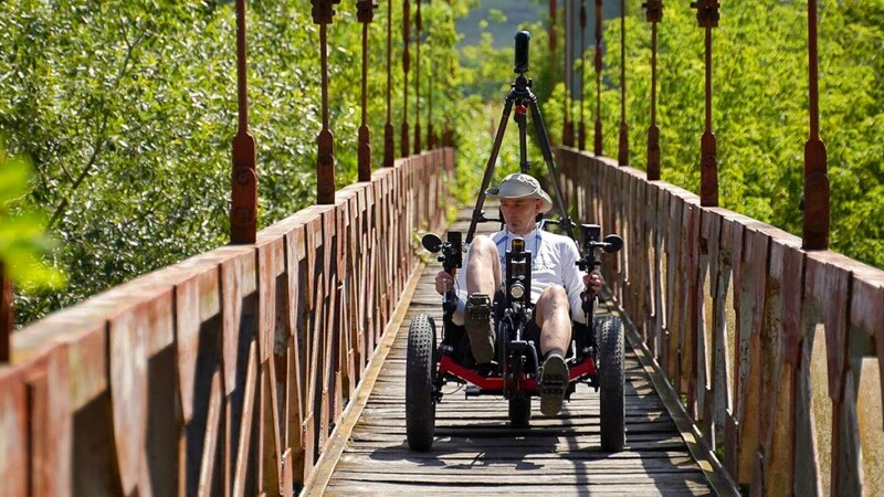 Via Transilvanica, disponibilă pe Google Street View. Doar două treimi au fost însă filmate