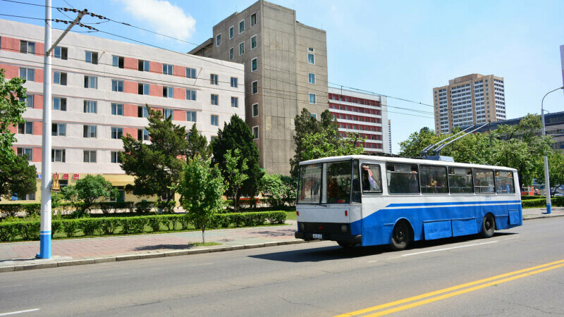 autobuz coreea de nord