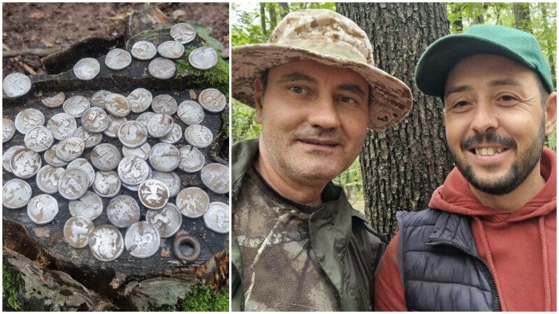 Tezaur antic, descoperit de doi arheologi de ocazie într-o pădure din Botoșani: „A fost ziua noastră norocoasă”