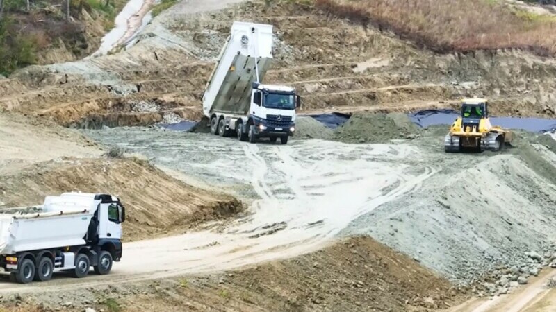 Munții Carpați autostradă