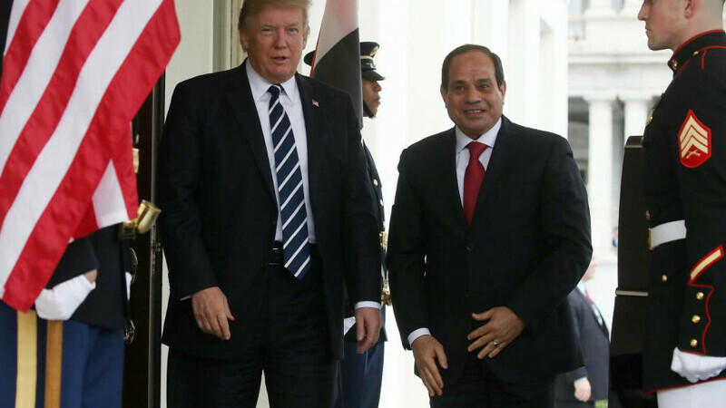 Abdel Fattah al-Sissi, Donald Trump