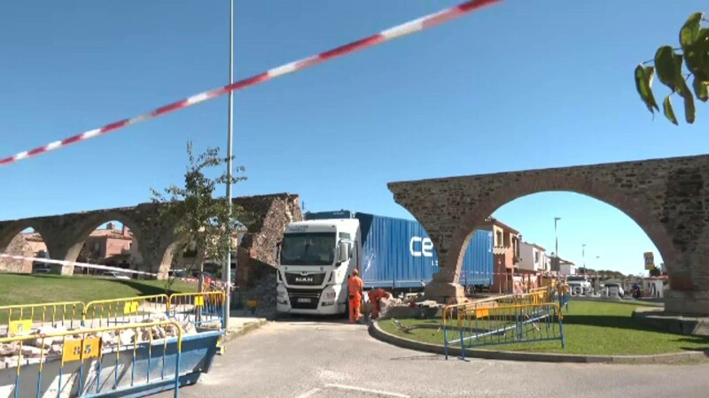 Monument distrus șofer român Spania