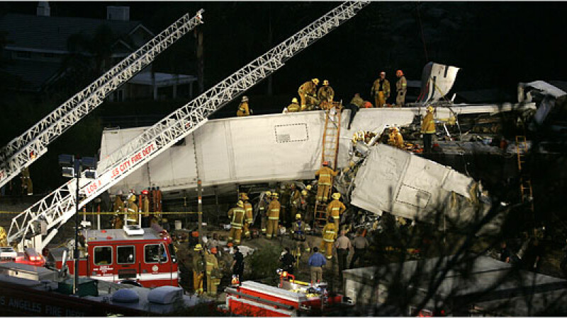 Accident feroviar in Los Angeles: Numarul mortilor creste la 25
