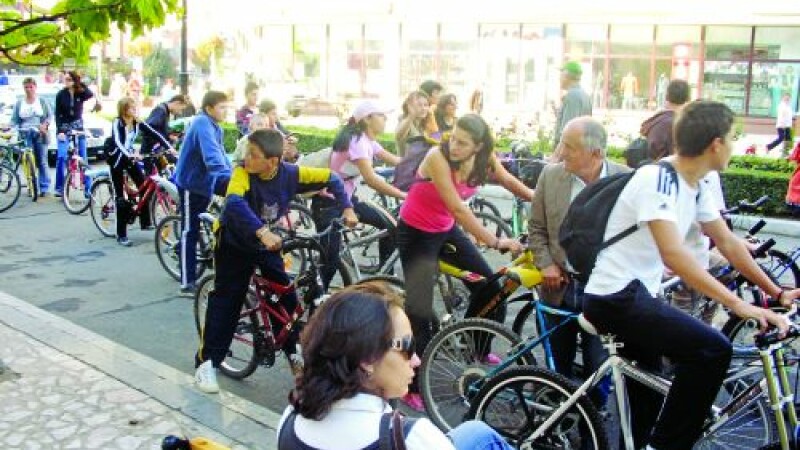 Mars al biciclistilor, in Capitala
