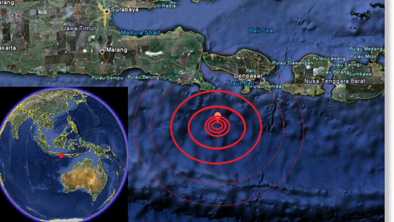 cutremur Bali