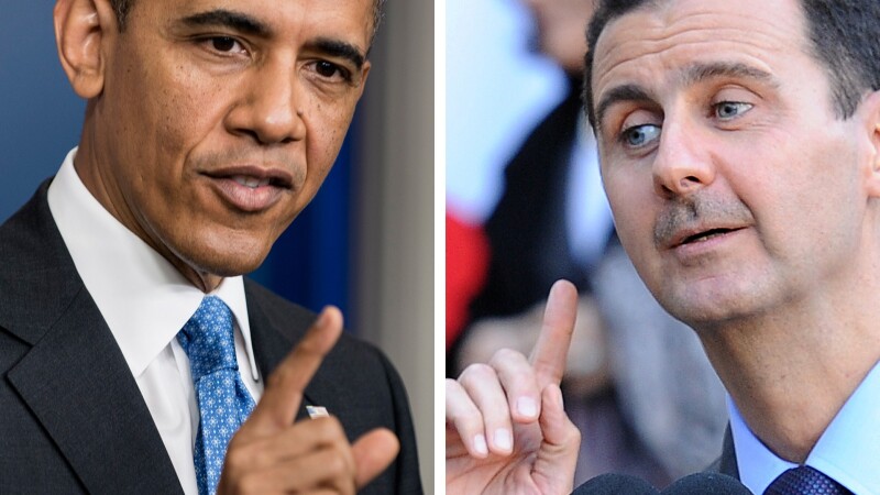 Barack Obama, Bashar al-Assad